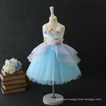 Custom making and in stock child kid dress party wedding unicorn dresses